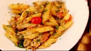 Watch recipe Roasted Aubergine Pasta [upl. by Larrej34]