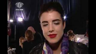 fashiontv  FTVcom  Agyness Deyn First Face Talks SS 08 [upl. by Petunia]