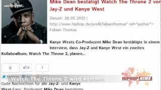 News JayZ und Kanye West bringen Watch The Throne 2 [upl. by Baalbeer]