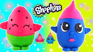 HUGE SHOPKINS Play Doh Eggs Disney Wikkeez Lalaloopsy Peppa Pig LPS Surprise Blind Bag Toys DCTC [upl. by Adnamma]