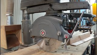 Build an Anti Kickback Pawl for Radial Arm Saw [upl. by Erreip]