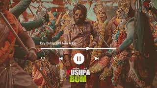 Eyy Bidda Idhi Naa Adda Bgm  Pushpa Songs  Allu Arjun Rashmika  DSP  Manohar Music Channel [upl. by Enihpled]