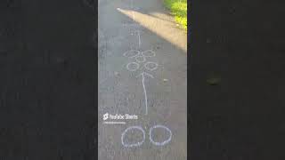 Chalk walk subitising practice maths education fun [upl. by Bram]