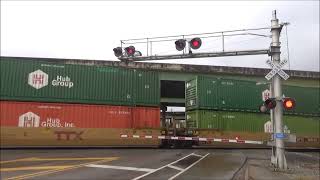 Meridian Street Railroad Crossing Huntsville AL [upl. by Ydnelg574]