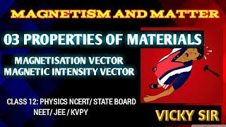 PROPERTIES OF MATERIALS 03 MAGNETISATION VECTOR AND MAGNETIC INTENSITY MAGNETISM AND MATTER TAMIL [upl. by Purse]