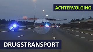 Politie  Achtervolging drugskoerier  XTC  Aanhouding in België [upl. by Hermy]