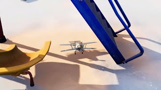 Collect Toy Biplanes at Condo Canyon Greasy Grove or Sleepy Sound  Fortnite Winterfest Quest [upl. by Nnaerb116]