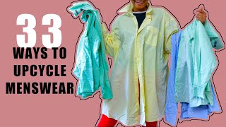 33 Girly Ways To Upcycle Men’s Thrift Clothes [upl. by Acinoj]