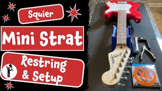 Unlock the Secrets of Perfect Squier Mini Strat Restring and Intonation Setup [upl. by Ecnav]