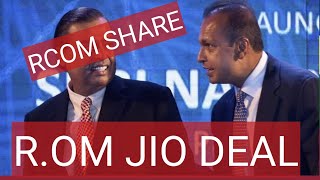 RCOM JIO DEAL 💥 RCOM SHARE NEWS  RCOM SHARE  RELIANCE COMMUNICATION STOCK [upl. by Irt894]