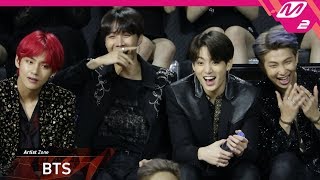 2018MAMA x M2 방탄소년단BTS at 아티스트 존Artist Zone in HONG KONG [upl. by Gonta]