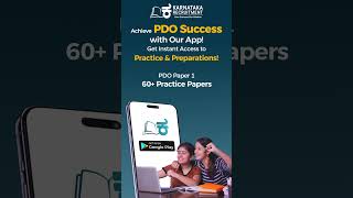 Get Our Karnataka Recruitment App and Secure Your Success TodayPDOExamPDOExamPreparation [upl. by Sukramaj725]