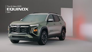 2025 Chevy Equinox Equinox – Q amp A  Chevrolet [upl. by Nahem]