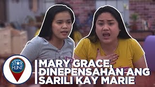 Mary Grace dinepensahan ang sarili sa paratang ni Marie  Camp Star Hunt [upl. by Yekram233]