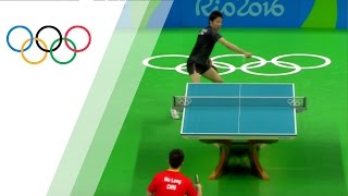 Memorable table tennis rally from China star Ma Long [upl. by Scherle884]