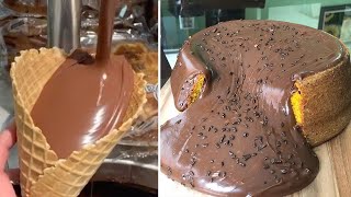 Creative Tasty Chocolate Cake Decorating Recipes  So Yummy Chocolate Cake Ideas  Easy Cakes [upl. by Linnie]