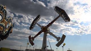 Sky Fire Upside Down Ride at Arapahoe County Fair [upl. by Lodmilla680]