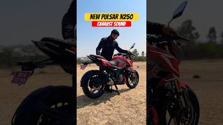 New Bajaj Pulsar N250 Exhaust Sound  BikeWale shorts pulsarn250 [upl. by Merridie]