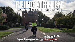 RheinRadweg  Von Xanten nach Emmerich [upl. by Anhej]