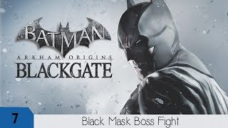 Batman Arkham Origins Blackgate PS Vita  Black Mask Boss Fight [upl. by Buhler111]