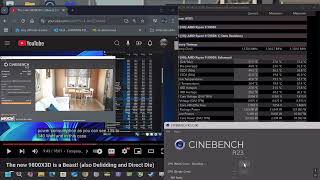 Cinebench R23 9800X3D VS 5950X STOCK [upl. by Avis]