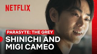 Shinichi and Migi Make a Cameo  Parasyte The Grey  Netflix Philippines [upl. by Karalynn232]