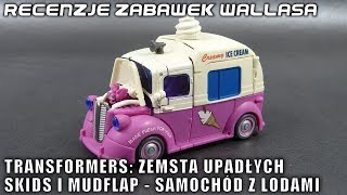 Skids i Mudflap jako samochód z lodami  recenzja zabawki Transformers Revenge Of The Fallen 2009 [upl. by Luz]