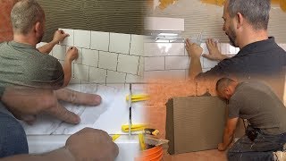 4 Types of DIY Bathroom Wall Tile Installations You Will LOVE [upl. by Netsrak]