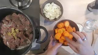 RECETTE DE BOEUF BOURGUIGNON SANS VIN [upl. by Dabbs]