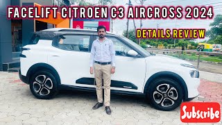 New Citroen C3 amp C3 Aircross SUV 2024  Projector Headlamp amp Rear AC Vents amp More 🔥🔥 [upl. by Humberto]