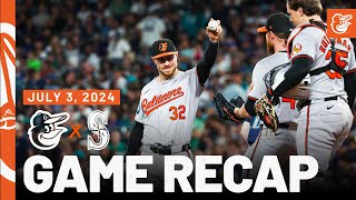 Orioles vs Mariners Game Recap 7324  MLB Highlights  Baltimore Orioles [upl. by High]