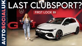 Volkswagen Golf GTi Clubsport preview  Will this be the last generation of GTi 4K [upl. by Evy]