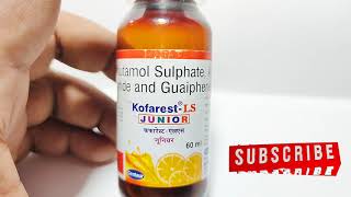 Kufarest LS Junior cough syrup  Kufarest L बच्चे की खासी की सिरप  बोलगम बाले खासी के लिए [upl. by Gnouhp451]