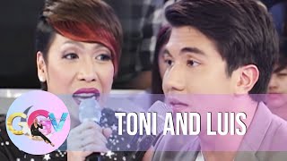 Luis kinuha ang number ni Toni kay Vhong noon  GGV [upl. by Oys617]