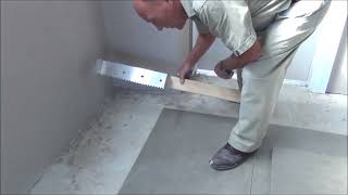 how to lay large format tiles without using a self leveling compound [upl. by Frodeen]