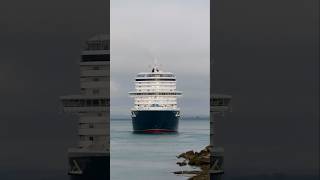 Queen Anne cruceros travel cadizport barco queenanne cunard ship vessel cruise Cadiz [upl. by Bonnice264]