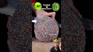 SEMANGKA ATAU BOLA watermelon ball challenge shortsvideo [upl. by Namaj]