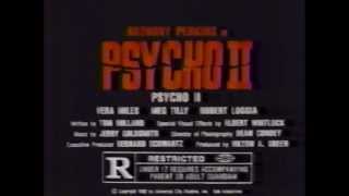 Psycho II TV trailer 1983 [upl. by Aneladdam]