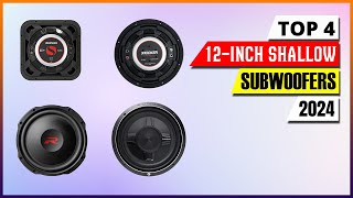 Best 12 Inch Shallow Subwoofers 2024 [upl. by Gibun40]