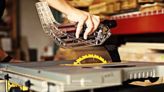 DEWALTS GUARD DETECT ™ JOBSITE TABLE SAW [upl. by Brina]