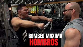 BOMBEO MÁXIMO DE HOMBROS CON EMILIO BORN GYMTOPZ [upl. by Goraud]