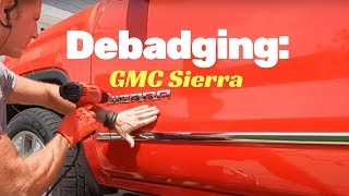 Debadging GMC Sierra Truck [upl. by Riccardo]