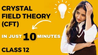 Crystal Field Theory  in just 10 minutes  Class 12  Coordination Compounds  ISC CBSE board [upl. by Oswal]