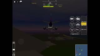 Roblox pilot training flight sim  Perth international to Izolirani [upl. by Flosser]