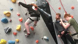 Rock climbing at Highball Norwich [upl. by Leirbaj]