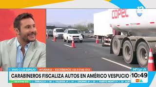 Fiscalización Auto sin patentes y conductor sin licencia de conducir Tu Día Canal 13 [upl. by Hebbe]