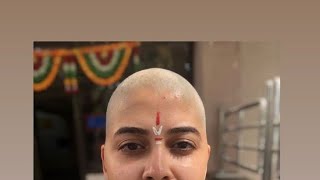 YOUNG LADY HEADSHAVE headshave gundu mottai bold [upl. by Kcinimod]