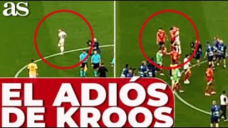 KROOS ASIMILANDO su RETIRADA y se le ACERCAN 3 JUGADORES de ESPAÑA vean QUIÉNES SON [upl. by Etennaej]