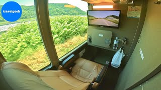 Trying Japans Completely Private Room Bus  Kinosaki  Osaka [upl. by Maximilian]