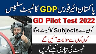 GDP Test Syllabus 2022 GD Pilot Test Preparation 2022  PAF Test Online Preparation [upl. by Alocin]